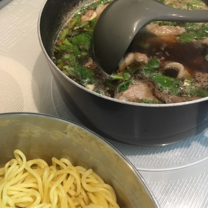 焼きそば袋麺で簡単つけ麺